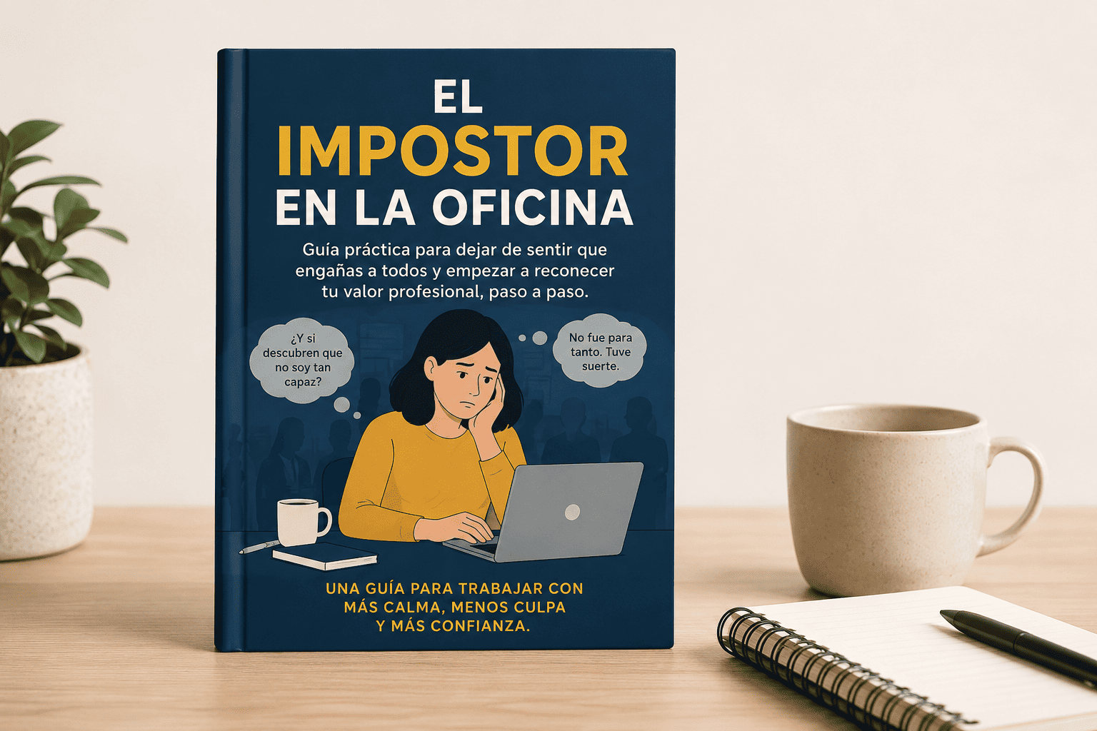 Libro digital El Impostor en la Oficina sobre síndrome del impostor en el trabajo, inseguridad laboral y confianza profesional.